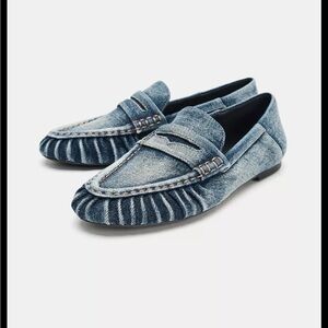 Zara Denim Loafers - NWT